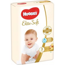 Подгузники детские HUGGIES Elite Soft 3, 5–9кг, 80шт, Россия, 80 шт