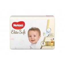 Подгузники детские HUGGIES Elite Soft 4, 8–14кг, 33шт, Россия, 33 шт