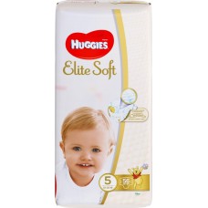 Подгузники детские HUGGIES Elite Soft 5, 12–22кг, 56шт, Россия, 56 шт