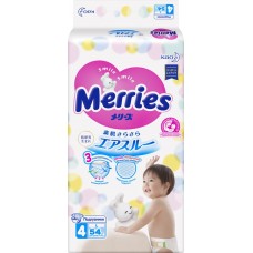 Купить Подгузники детские MERRIES L 9–14кг, 54шт, Япония, 54 шт в Ленте