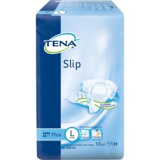 Купить Подгузники для взрослых TENA Slip Plus Large, 10шт, Россия, 10 шт в Ленте