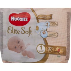 Купить Подгузники HUGGIES Elite Soft 1 до 5кг, Россия, 27 шт в Ленте