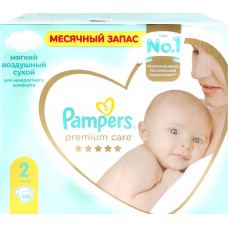 Подгузники PAMPERS Premium Care Mini Мега Супер Упаковка 4-8кг, Россия, 198 шт