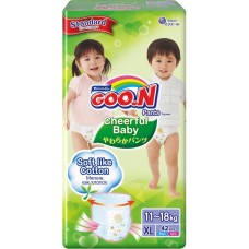 Купить Подгузники-трусики детские GOO.N Cheerful baby XL 11–18кг, 42шт, Таиланд, 42 шт в Ленте