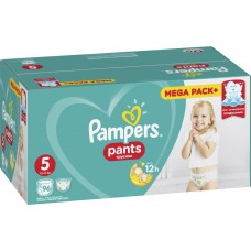 Купить Подгузники-трусики детские PAMPERS Pants Junior 5, 12–17кг, 96шт, Россия, 96 шт в Ленте