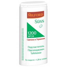 Подсластитель MILFORD Suss на основе цикламата и сахарина, 1200шт, Германия, 72 г