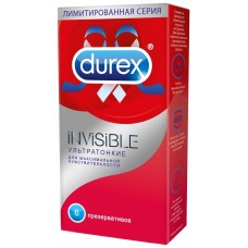 Купить Презервативы DUREX Invisible, Китай, 6 шт в Ленте
