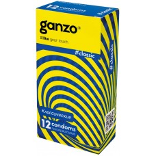 Презервативы GANZO New classic №12, Великобритания, 12 шт