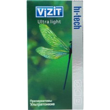 Презервативы VIZIT Hi-tech ultra light ультратонкие, Германия, 12 шт