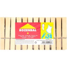 Прищепки ROZENBAL деревянные R102224, Франция, 24 шт