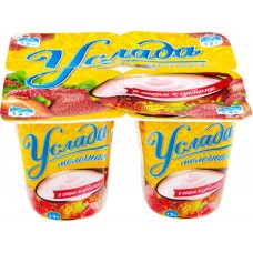 Купить Продукт йогуртный EHRMANN Услада Клубника 1,2%, без змж, 95г, Россия, 95 г в Ленте