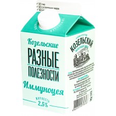 Продукт кисломолочный КОЗЕЛЬСКОЕ МОЛОКО с сиропом шиповника Иммуноцея 2,5% без змж, Россия, 450 г