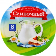 Продукт плавленый с сыром 45% Сливочный, 130г, Россия, 130 г