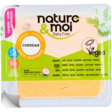 Продукт веганский NATURE MOI Чеддер со вкусом сыра, 200г, Франция, 200 г