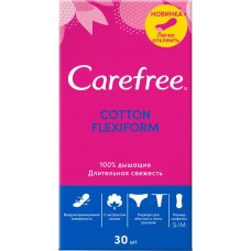 Купить Прокладки ежедневные CAREFREE FlexiForm, 30шт, Италия, 30 шт в Ленте
