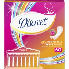 Прокладки ежедневные DISCREET Multiform Deo Summer Fresh, 60шт, Венгрия