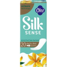 Прокладки ежедневные OLA! Silk Sense Daily Deo Золотая лилия, 20шт, Россия, 20 шт