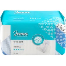 Прокладки JENNA Ultra Soft Normal гигиен., Россия, 20 шт