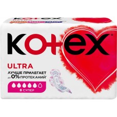 Прокладки KOTEX Ultra Super, 8шт, Россия, 8 шт