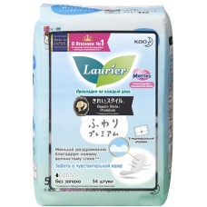 Прокладки LAURIER Beauty Style Premium б/запаха ежед., Япония, 54 шт