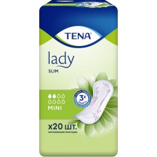Прокладки урологические TENA Lady Slim Mini, 20шт, Нидерланды, 20 шт