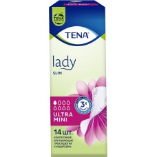 Прокладки урологические TENA Lady Ultra Mini, 14шт, Словакия, 14 шт