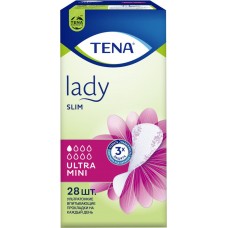 Купить Прокладки урологические TENA Lady Ultra Mini, 28шт, Словакия, 28 шт в Ленте