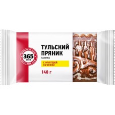 Пряник 365 ДНЕЙ Тульский с фруктовой начинкой, 140г, Россия, 140 г