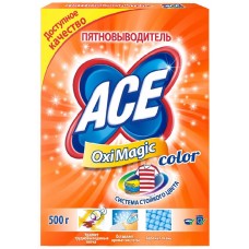 Пятновыводитель порошковый ACE Oximagic Color, 500г, Россия, 500 г