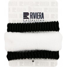 Купить Резинка для волос RIVIERA текстиль, D 4-5 см, в асс. темные 4441003, Китай, 3 шт в Ленте