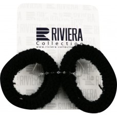 Резинка для волос RIVIERA текстиль, мал., махрушки, в асс. темные 44016, Китай, 2 шт