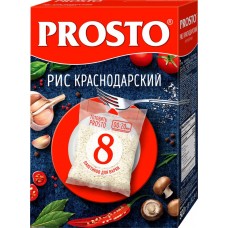 Купить Рис PROSTO Краснодарский 1-й сорт, в пакетиках, 8х62,5г, Россия, 500 г в Ленте