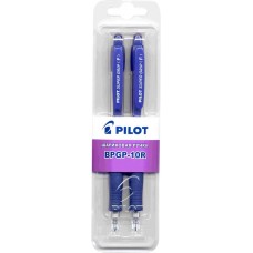 Ручка шариковая автоматическая PILOT Super Grip синий Арт. B-BPGP-10-2L, 2шт, Япония