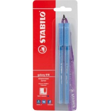 Купить Ручка шариковая STABILO синие 2шт 818/41-2B, Малайзия в Ленте