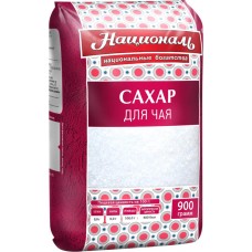 Сахар белый для чая НАЦИОНАЛЬ кристаллический ТС 1 ГОСТ, 900г, Россия, 900 г