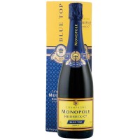 Шампанское HEIDSIECK&CO MONOPOLE Blue top белое брют, п/у, 0.75л, Франция, 0.75 L