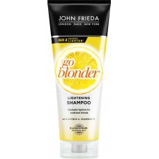 Шампунь для натуральных, мелированных и окрашенных волос JOHN FRIEDA Sheer Blonde Go Blonder осветляющий, 250мл, Германия, 250 мл