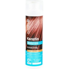 Шампунь для тусклых и ломких волос DR.SANTE Keratin, 250мл, Украина, 250 мл