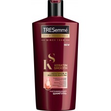 Купить Шампунь для волос TRESEMME Keratin Smooth разглаживающий с кератином и маслом марулы, 650мл, Россия, 650 мл в Ленте