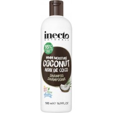Шампунь INECTO NATURALS Увлажняющий с маслом кокоса, Великобритания, 500 мл