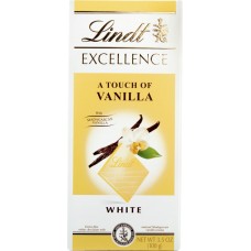 Шоколад белый LINDT Excellence с ванилью, 100Г, Германия, 100 г