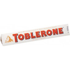 Купить Шоколад белый TOBLERONE с медово-миндальной нугой, 100г, Швейцария, 100 г в Ленте