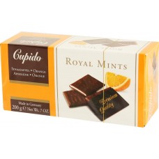 Купить Шоколад CUPIDO темный Royal Orange Mints с помадной мятн нач вкус апельсина, Бельгия, 200 г в Ленте