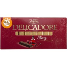 Шоколад DELICADORE Cherry с мяг. начин. со вкусом вишневого ликера темный, Польша, 200 г
