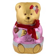 Купить Шоколад фигурный LINDT Золотой Медвежонок девочка, 100г, Германия, 100 г в Ленте