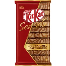 Шоколад KITKAT Senses Caramel Cappuccino белый и молочный шоколад с хрустящей вафлей, 112г, Россия, 112 г
