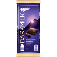Шоколад молочный MILKA Dark Milk, 85г, Россия, 85 г