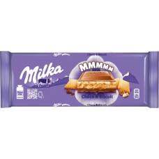Шоколад молочный MILKA Oreo с ванильной начинкой и печеньем, 300г, Австрия, 300 г
