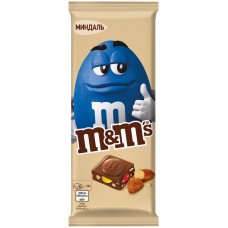Купить Шоколад молочный M&M'S с миндалем и разноцветным драже, 122г, Россия, 122 г в Ленте