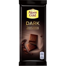 Шоколад темный ALPEN GOLD Dark классический, 80г, Россия, 80 г